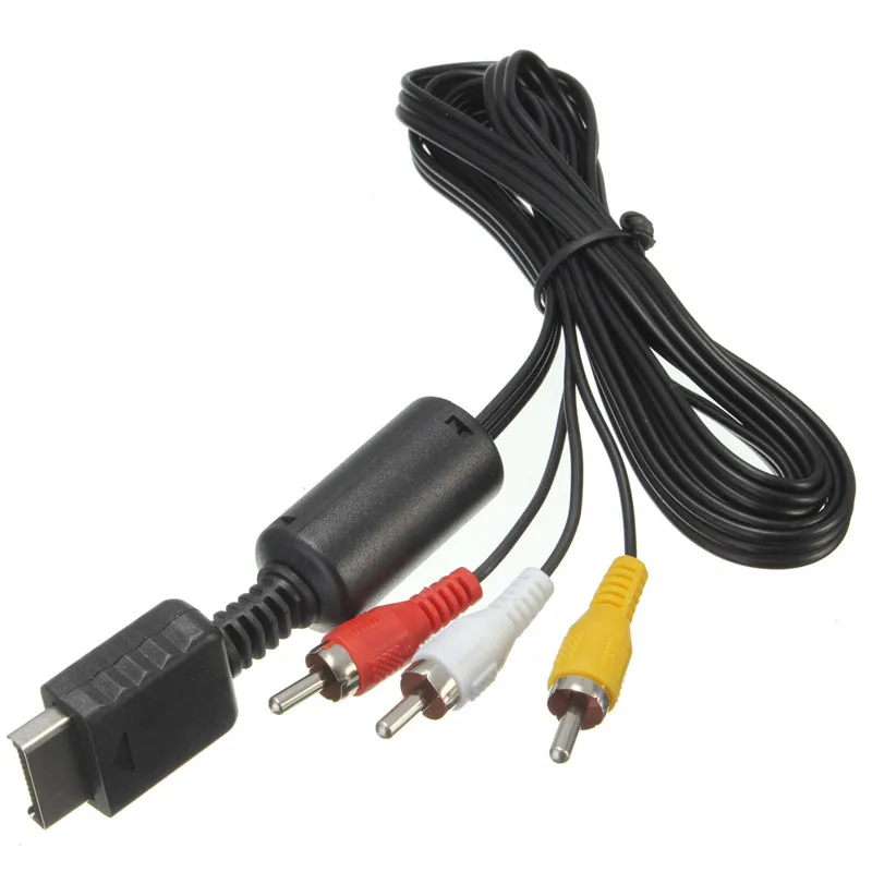 300 шт. 1 8 м видео кабель адаптера AV для PS3/PS2 Компонент HD Playstation 2 игры HDTV с 3 RCA TV