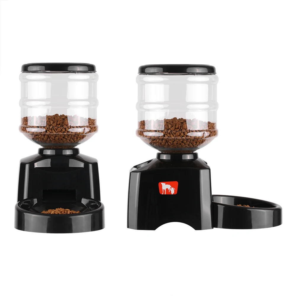 Кормушка для кошек с ЖК дисплеем 5 5л таймером и голосовой записью дозатор корма