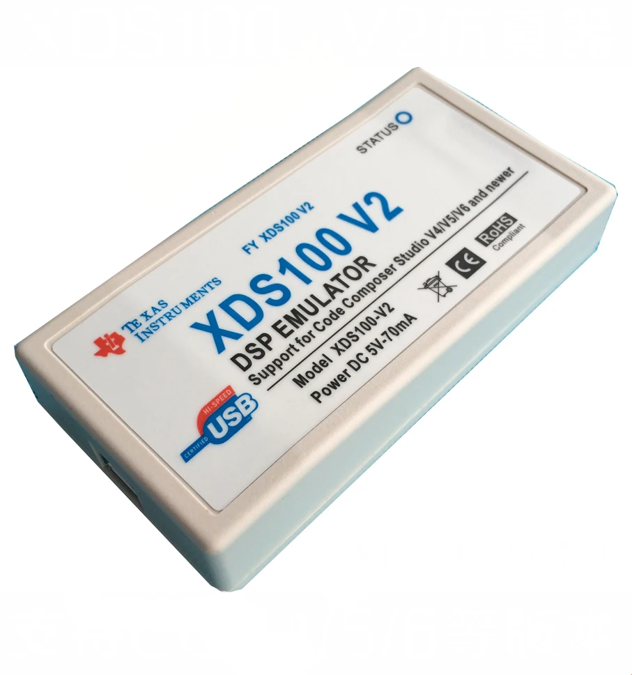 XDS100V2 USB2.0 DSP симулятор поддерживает TI DSP/ARM CCS4/5/6/7/8|Интегральные схемы| |