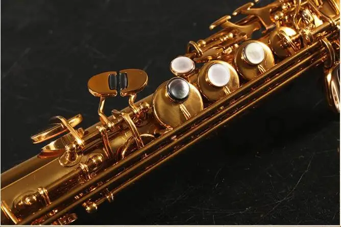 Профессиональный класс Франция Rollinsax RSS-9901 Сплит прямой Саксофон сопрано Sax шаг B Plus G ключ латунь музыкальный рупор