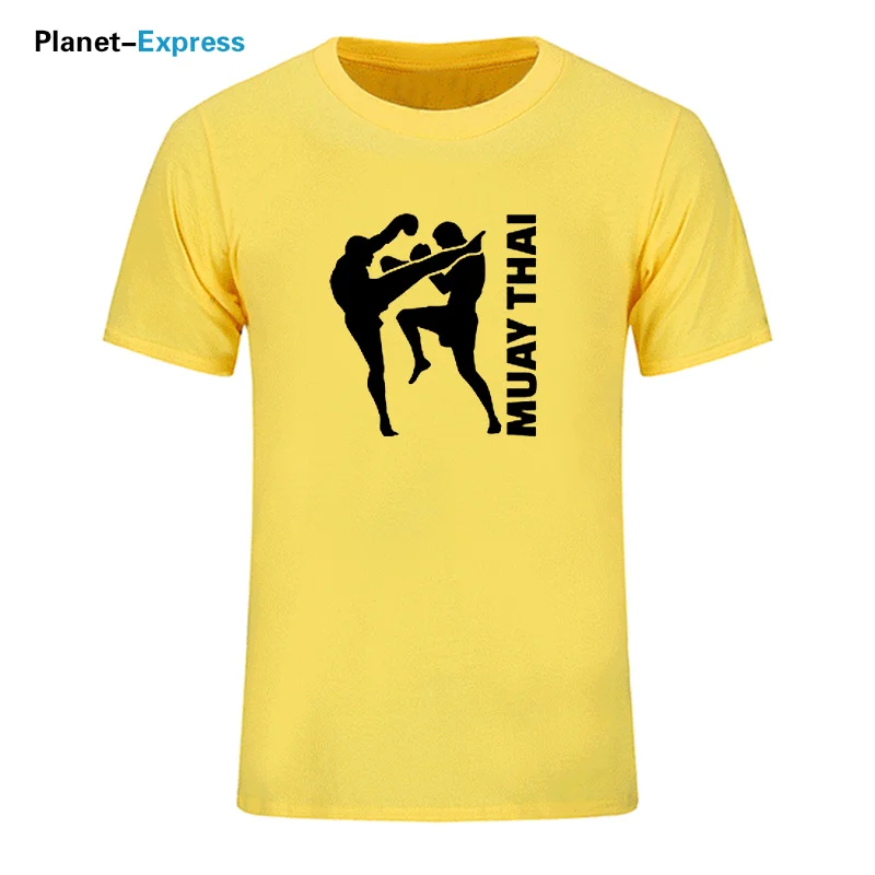Мужская футболка Ultimate Fighting Muay Thai Hardcore Fight забавные хлопковые футболки летние