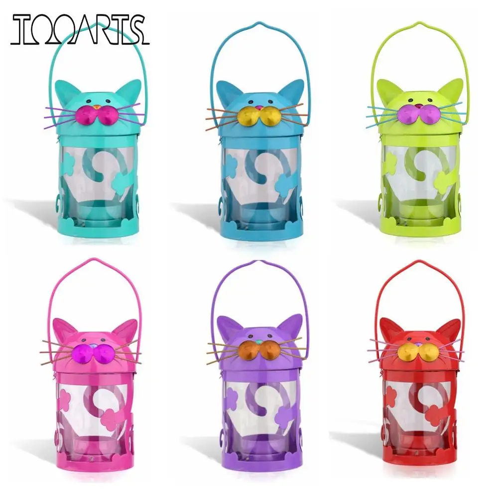 Свеча-держатель Tooarts с изображением кошки совы пчелы лампа-ураган практический