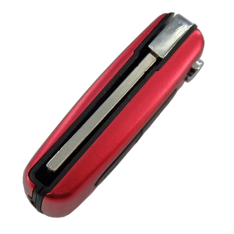 PREISEI новый алюминиевый красный 2 кнопки Автомобильный Дистанционный флип чехол
