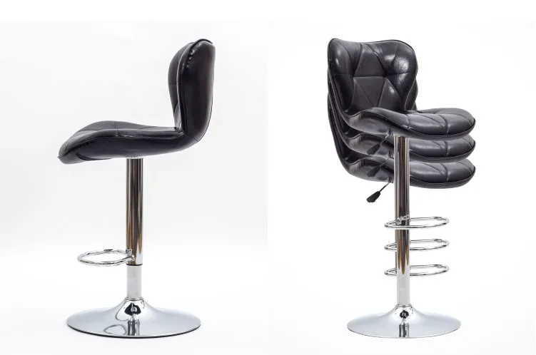 Hot selling lifting rotary high foot bar chair casual thickening leather 4 colors optional | Мебель