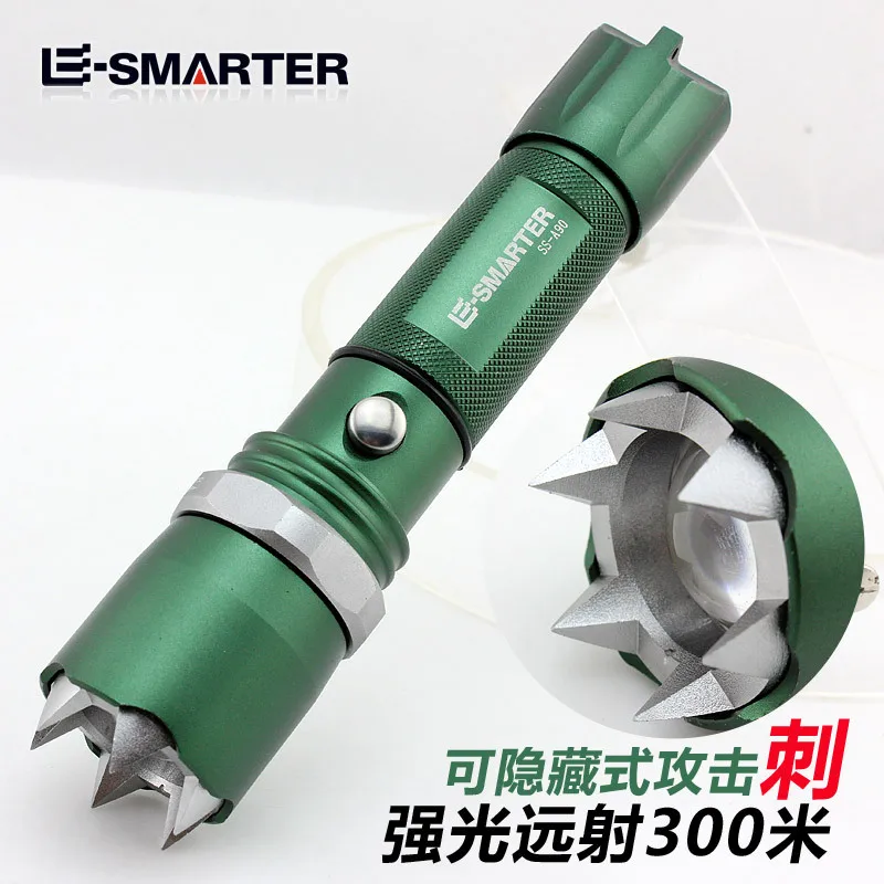 Фонарик для самообороны с защитой от волков Уличное оборудование подсветка