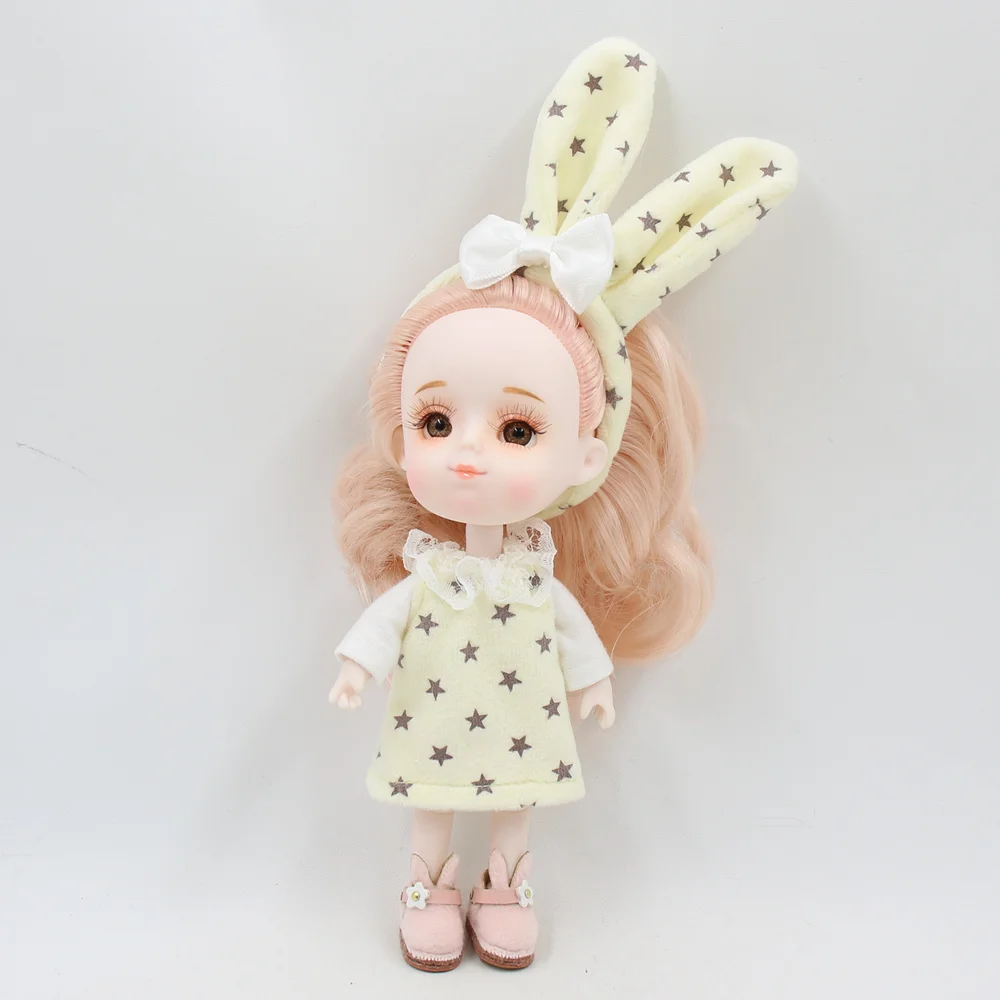 Одежда для 1/8 bjd кукла средняя DODO ob11 кукла милый мягкий костюм с головным убором Высококачественная мягкая одежда для 20 см bjd
