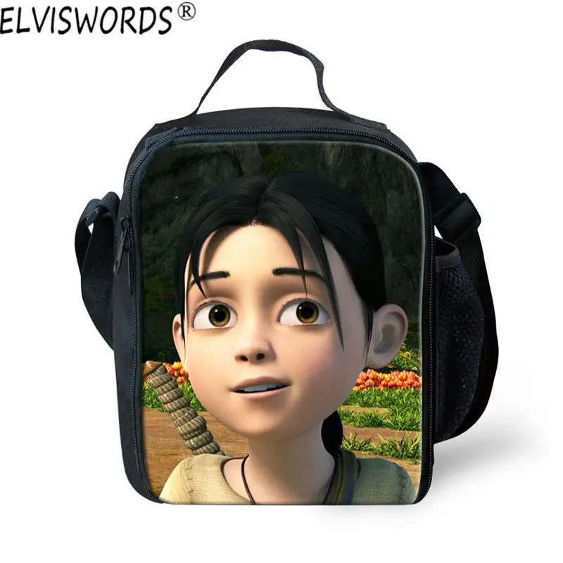 Elviswords Легенда волка Термальность кулер изолированный Коробки для обедов Kawaii