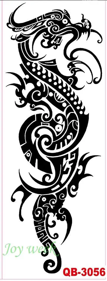 Водостойкая Временная тату наклейка на всю руку большой размер наклейки с