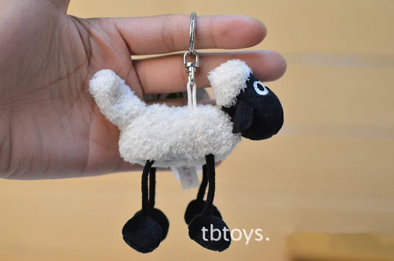 Shaun плюшевые куклы брелок для рюкзака подвеска Милая круглая подвеска плюшевая кукла подарок для мальчиков и девочек вечерние сувениры