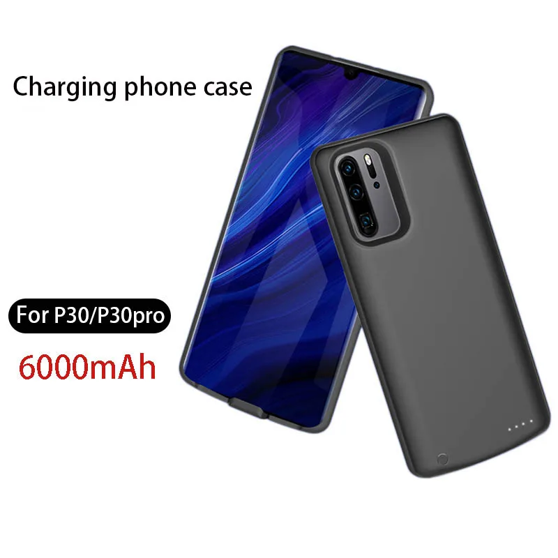 6000mAh power bank battery charger portable For Huawei P30 Pro Fast Battery Charger smart Phone Case For Huawei P30
