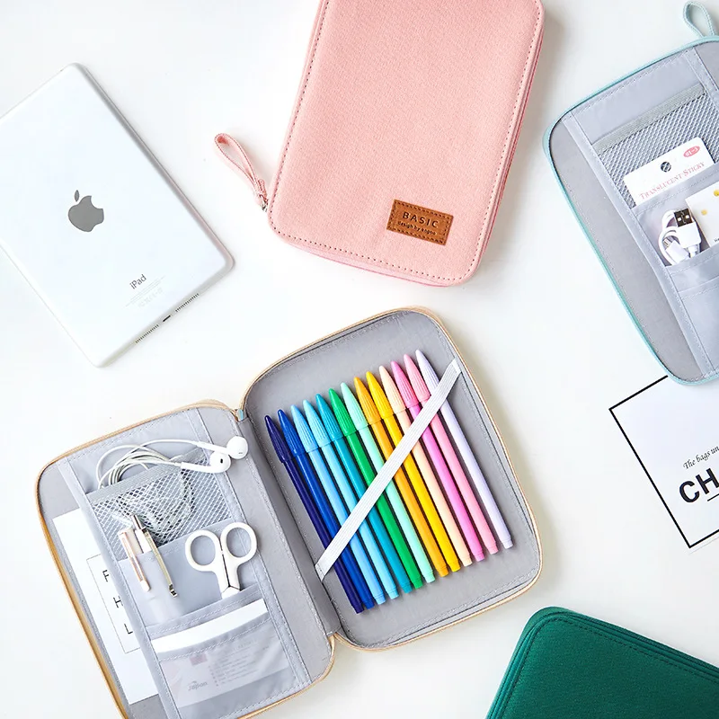 Чехол для карандашей многофункциональный вместительный чехол ручек сумка