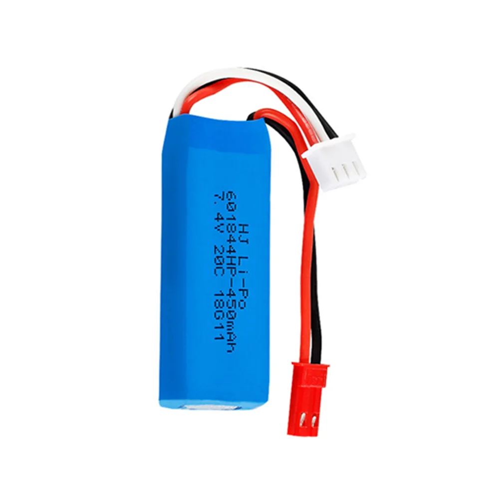7,4 V 450mAh Lipo батарея 2S для WLtoys K969 K989 K999 P929 P939 RC Car 7,4 V 450 mah 601844 20C батарея 5 шт/4 шт/3 шт/2 шт./лот