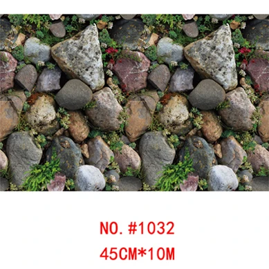 Grass and Stone 10 м украшение дома 3D наклейки на стену имитация каменного блока плакаты ПВХ обои пленки для домашнего декора Бар Ресторан - Цвет: Grass and Stone
