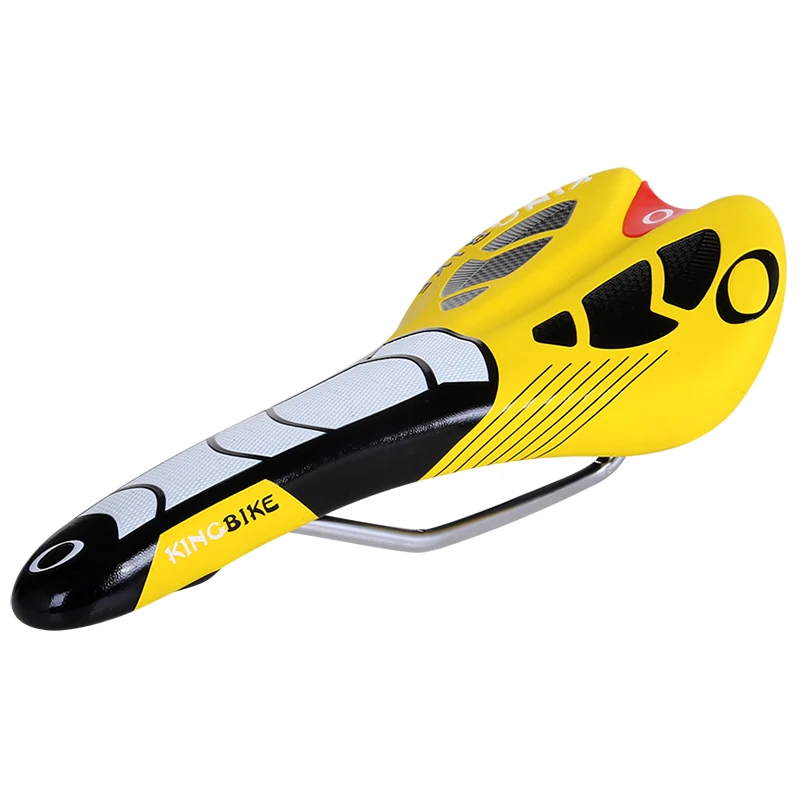 Бренд Selle велосипед седло Зеленый MTB дорожный велосипед седла из мягкой искусственной кожи горный велосипед Седло BMX Велосипедное Сиденье - Цвет: Цвет: желтый