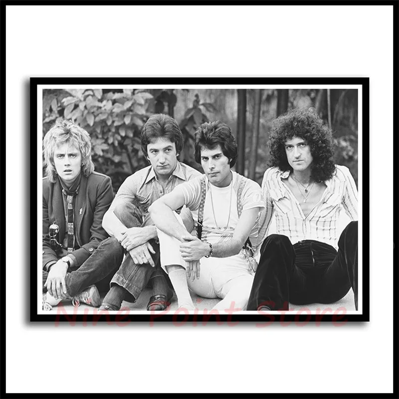 Queen Rock Music постер с покрытием, бумажные постеры для бара кафе, домашний Декор, живопись, наклейка на стену, без рамки
