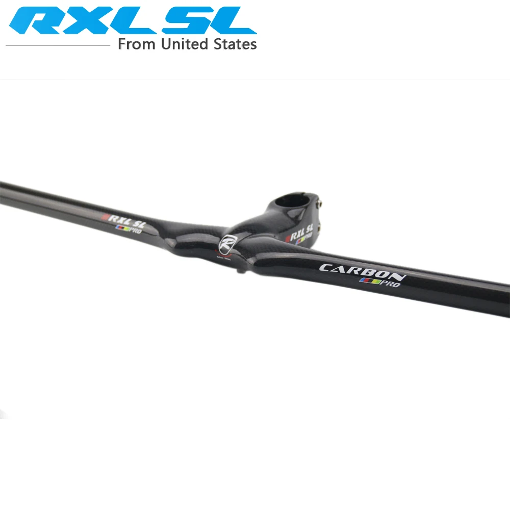 

RXL SL Bicycle Bike Handlebar Carbon MTB Carbon Fiber Handlebars Black 601 - 700mm 3K Gloss Integrated Handlebar MTB