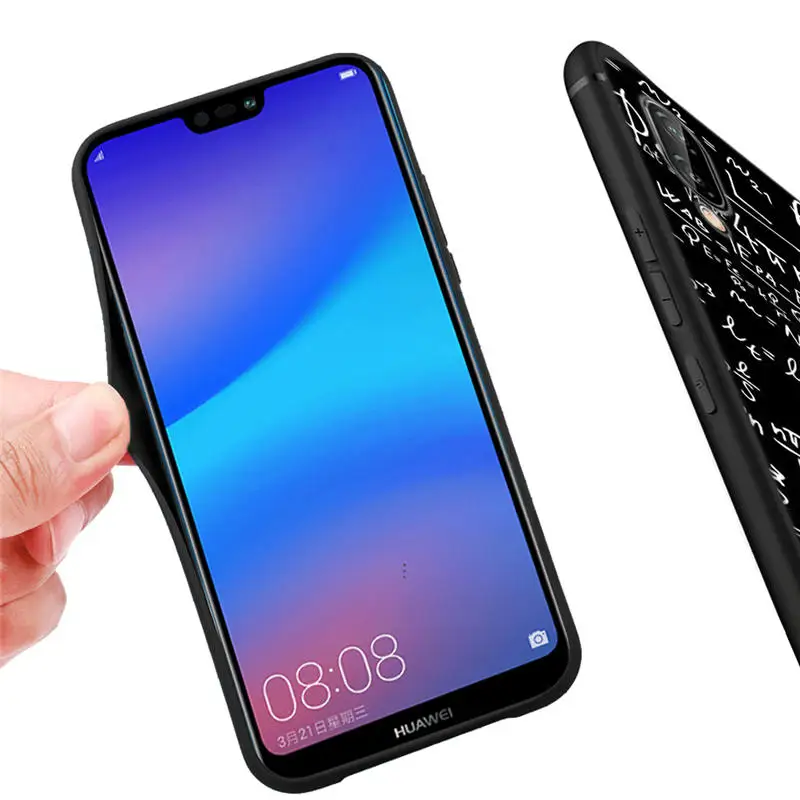 Чехол для телефона с узором для huawei mate 20 10 P30 P20 P10 P9 P8 Lite Pro P Smart Черный силиконовый чехол s Coque Fundas