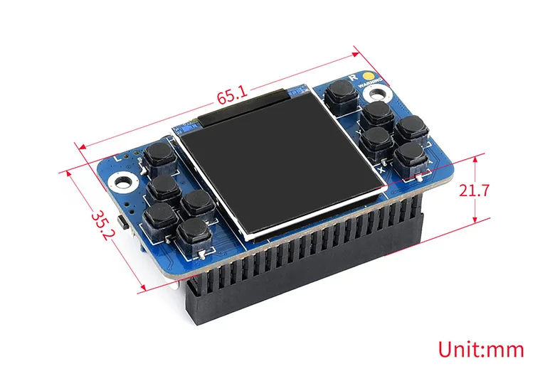 Raspberry pi zero Game raspberry pi 1,54 дюймов ЖК-дисплей с зарядным наушником и функцией зуммера также для raspberry pi 3B+ zero W