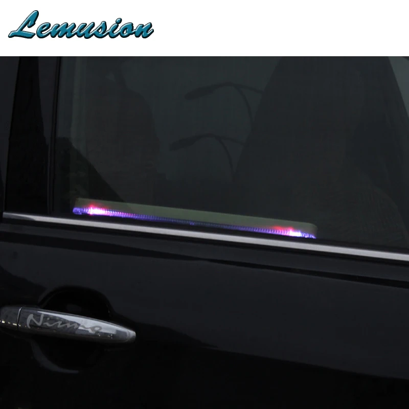 Автомобильный Стайлинг 1X оконный Солнечный атмосферный светильник аксессуары