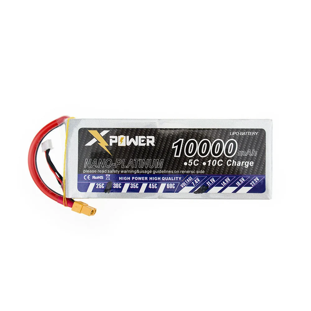 Xpower 11 1 В 10000 мАч 3 s Липо 30C батареи XT60/T/EC5/XT90 для RC вертолет Quadcopter drone часть VS