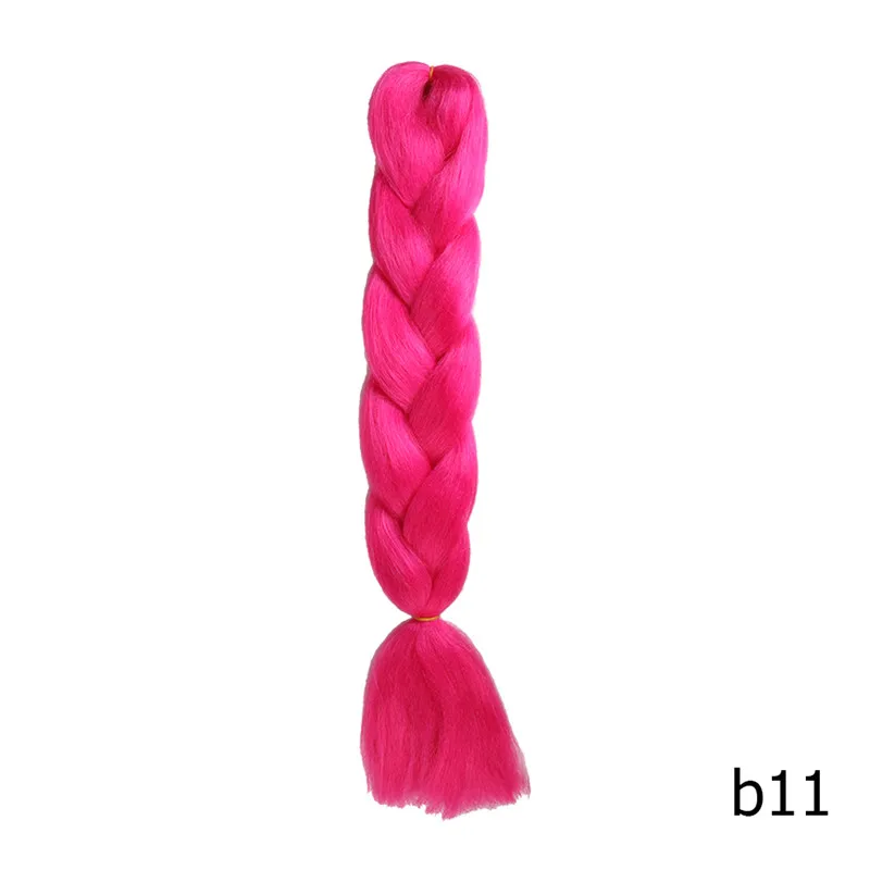#99 Sambraid jumbo косы ombre канекалон 24 inch плетение волос для вязания канекалон крючком косы синтетических крючком волос 100g - Цвет: #99