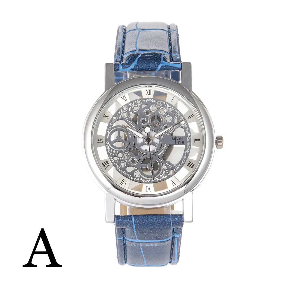 Роскошные часы Womern известный бренд креативные с полым циферблатом студенческие