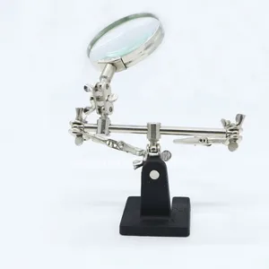 Регулируемая подставка для паяльника с 5-кратным увеличением и вращением на 360 градусов