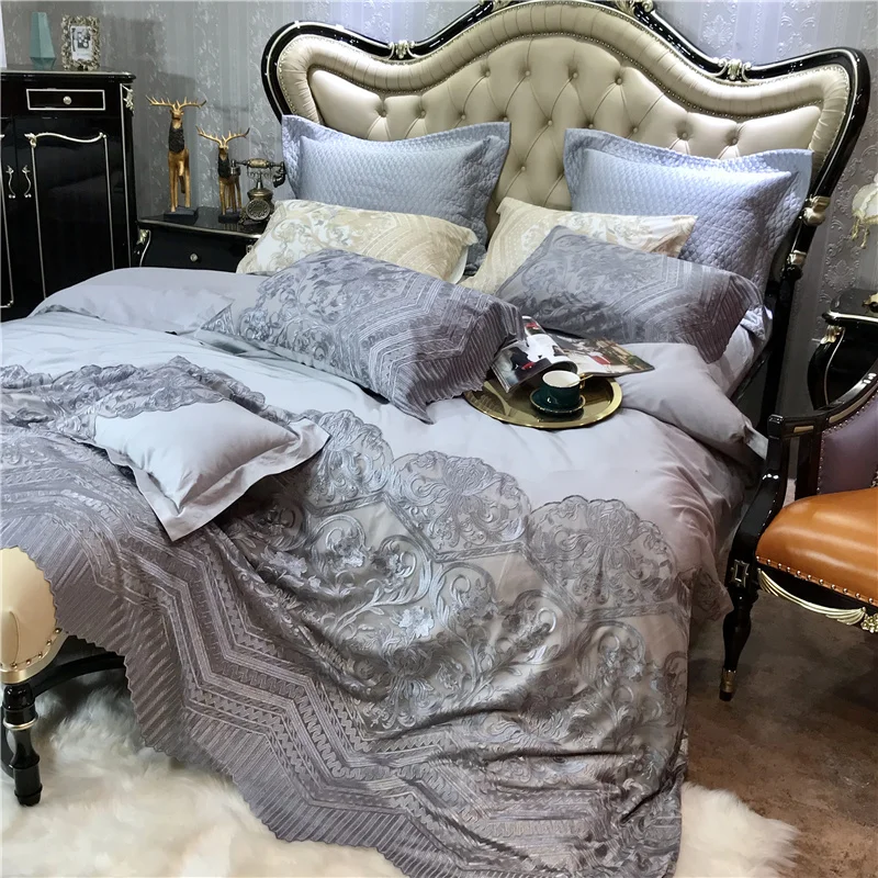 Комплект постельного белья из египетского хлопка 4 наволочки 6 шт. | Дом и сад