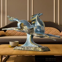 european style resin running horse decorative figurines office bookcase livingroom porch statue home furnishing decor crafts art