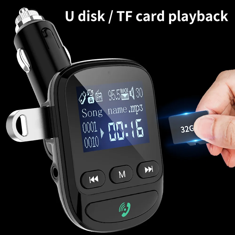 3а Двойной USB Bluetooth автомобильное зарядное устройство Handsfree автомобильный