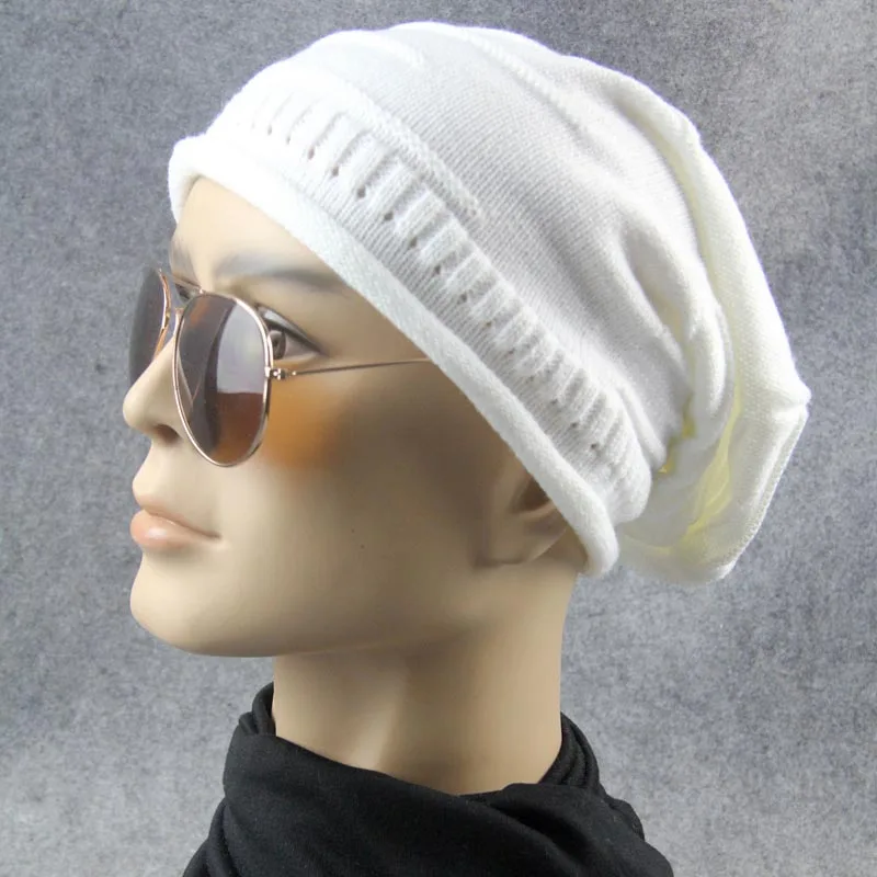 

New Arrival Beanies Winter Hats For Women & Men Solid Casual Knitted Wool Unisex Bonnet Cap Pile Hat Drop Shipping