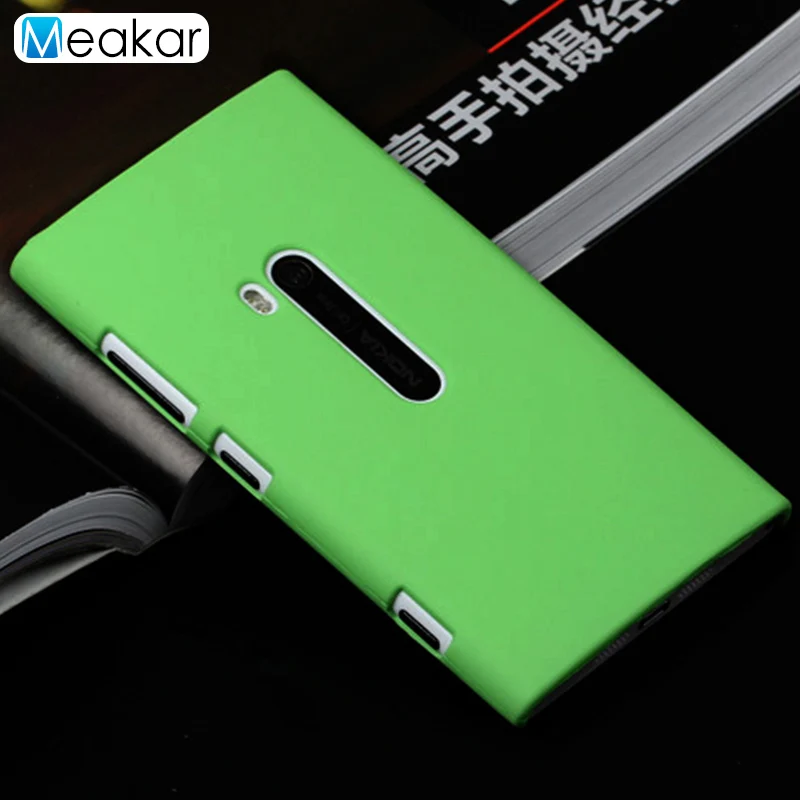 green Матовый пластиковый чехол 920 для Nokia Lumia 920 чехол для Nokia Lumia чехол-лента на заднюю панель - Цвет: green