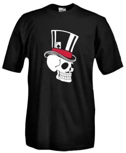 T Shirt girocollo manica corta игры J31 туз пик череп Для мужчин бренд одежда Одежда высшего