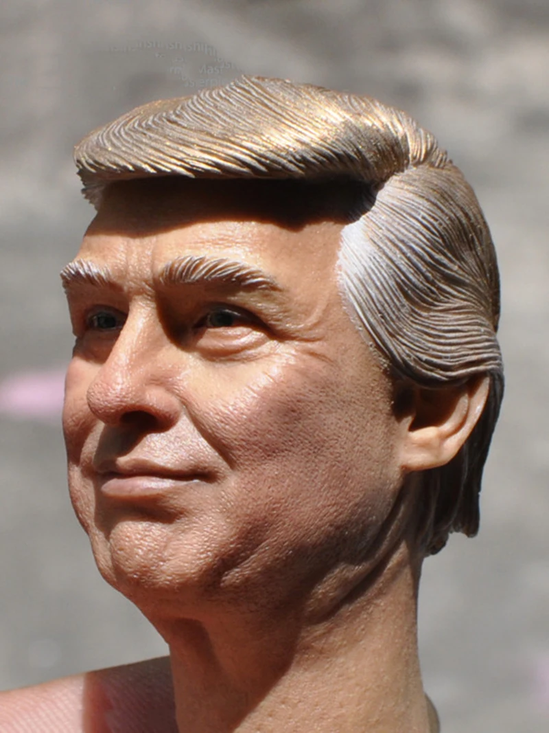 Масштаб 1/6 азиатская Мужская голова для пожилых людей фигурки мужского тела 12