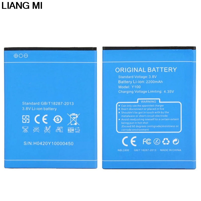 Новый мобильный телефон батарея для Doogee Y100 PRO Valencia2 Высокое качество Замена