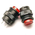 PHISCALE 20pcs кнопочный переключатель R16-504BD 16 мм квадратной формы без блокировки с желтым светом 250 В 3A 4 контакта