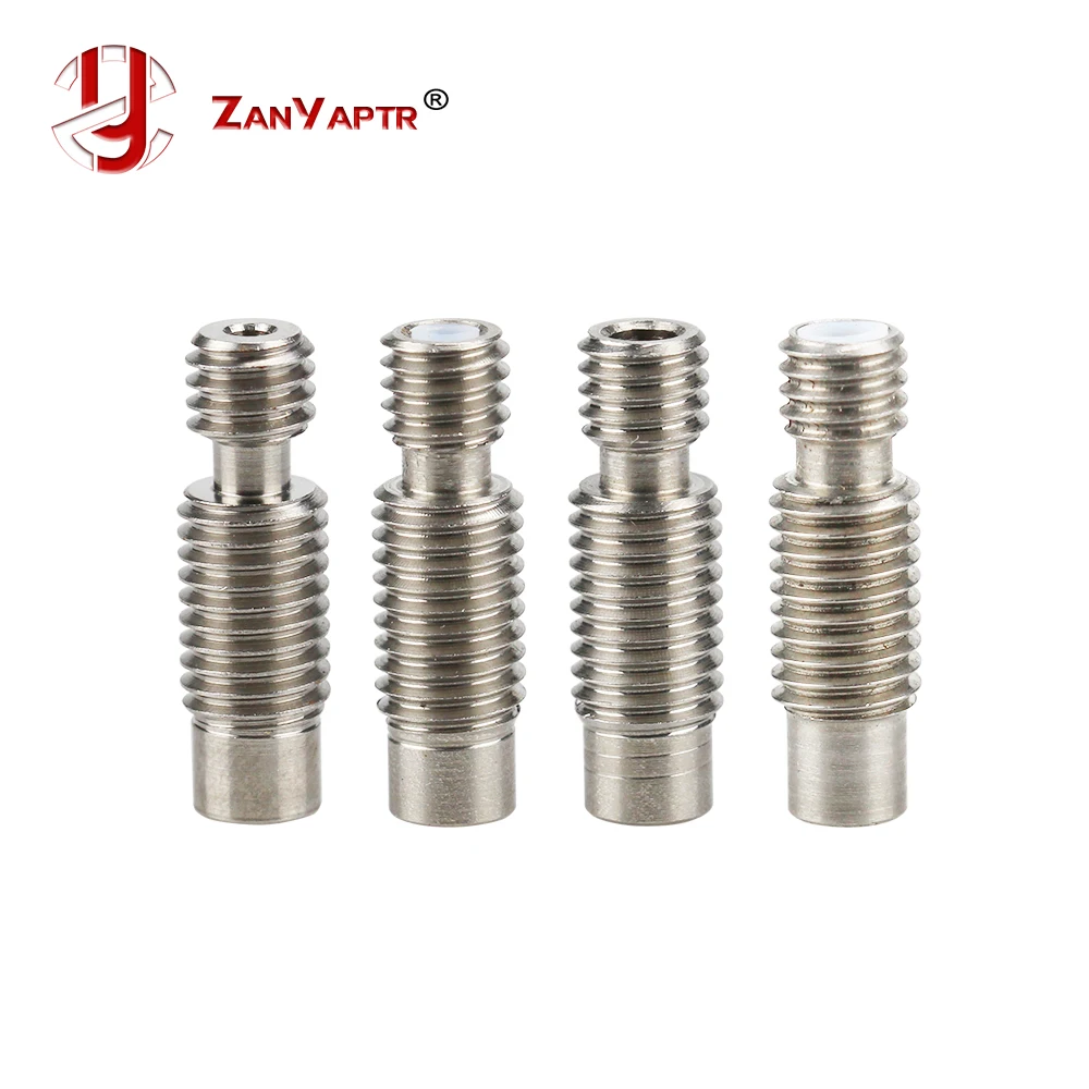 5 шт. экструдер 3D V6 HeatBreak Hotend для нити 1 75/3 0 мм с цельнометаллическим PTFE/M6 M7 трубка