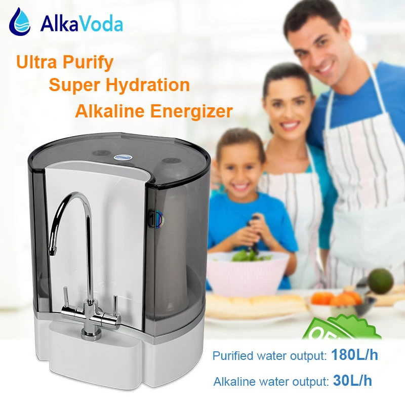 Богатый водорода минеральной щелочной воды ионизатор бытовые 5 этапов UF