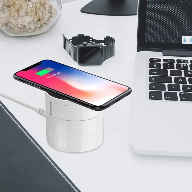 Беспроводное зарядное устройство HKHUIBANG Qi 8 портов Usb типа C станция концентратора