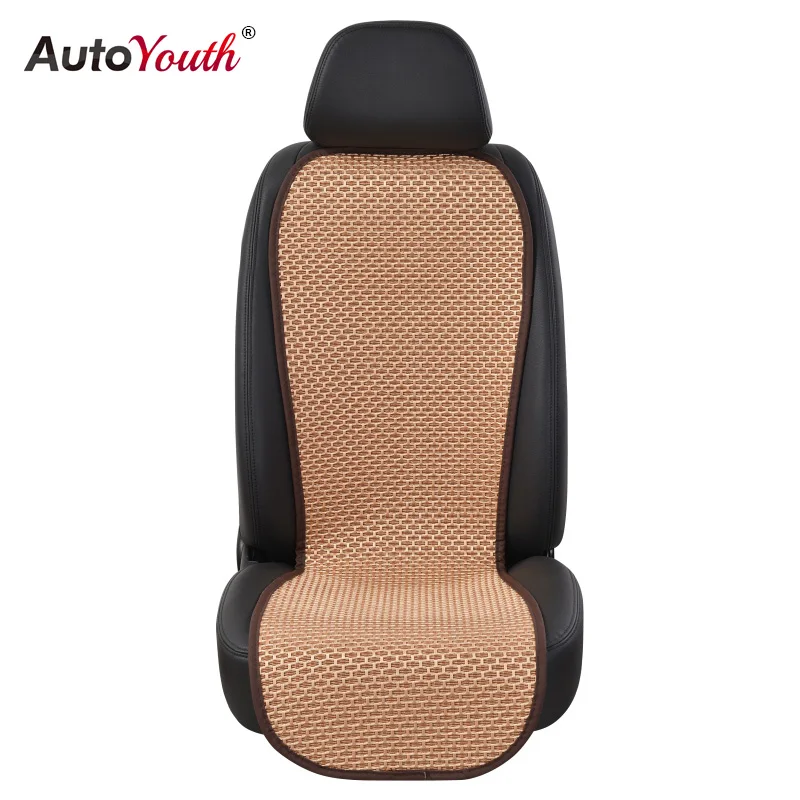 AUTOYOUTH, 1 шт., дышащая шелковая подушка для сиденья, 4 цвета, чехол для автокресла, летние универсальные чехлы для автокресла, защита для автомобиля