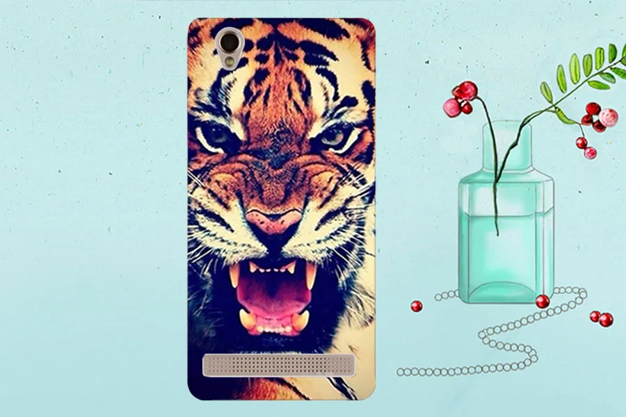 Модный мягкий чехол накладка из ТПУ с рисунком Тигр филин Роза для DEXP IXION M350 Rock /