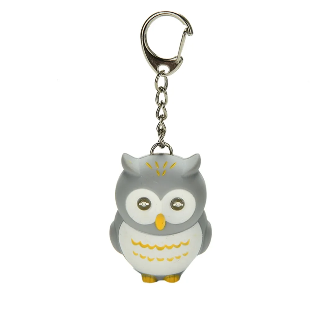 Животное сова мотоцикл автомобиль брелок со звуком светильник LED держатель сумка