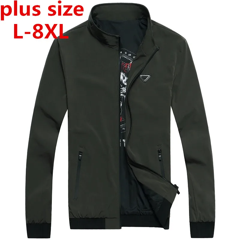 Плюс SizeL 8XL 6XL 5xlmen's Водонепроницаемая ветровка куртка бомбер поло новинка 2017
