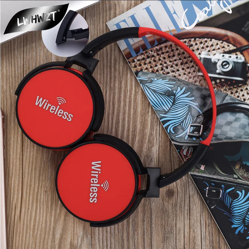 LWHWZT 950BT Bluetooth V4.2+EDR Earphone Headband Stereo Music Headphone Headset Slot Wireless Microphon For IPhone7 xiomi | Электроника