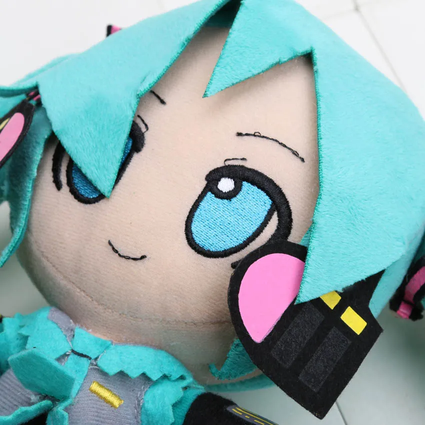 24 см VOCALOID Hatsune Miku улыбающаяся аниме плюшевая игрушка кукла мягкие игрушки