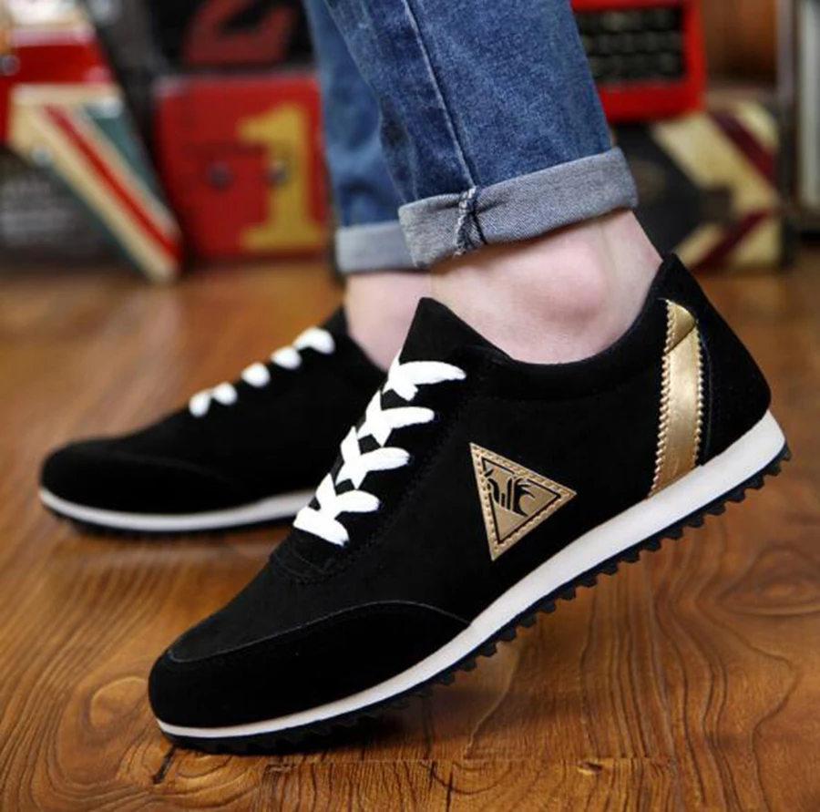 

Men's Shoes Agan Suede Men's Tide British Spring Summer Fashion Casual Breathable and Comfortable