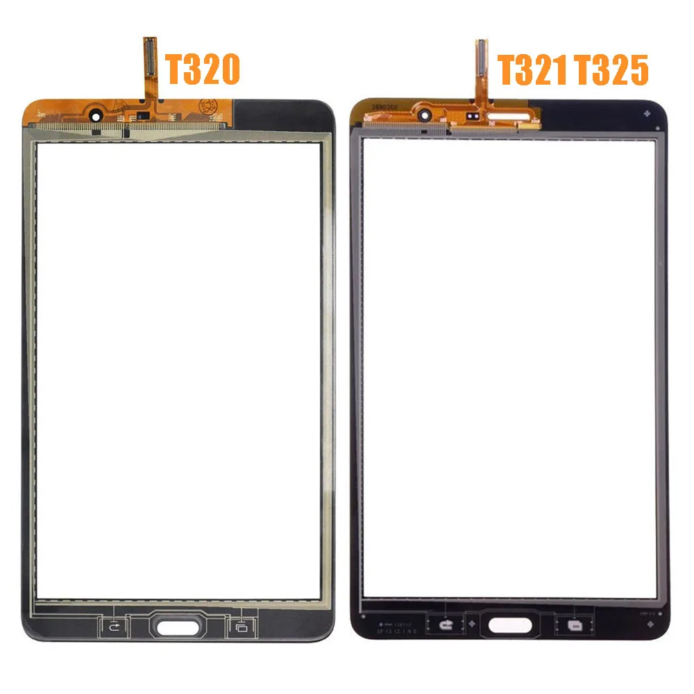 Черный/белый для Samsung Galaxy Tab Pro 8 4 SM T320 T321 T325 внешнее стекло сенсорный экран