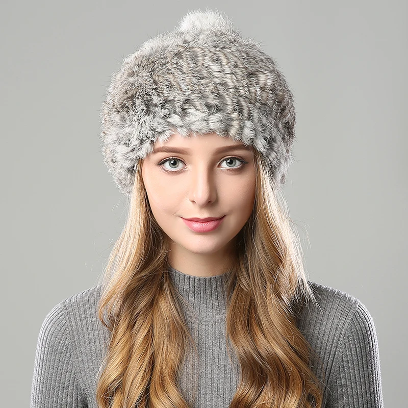 Зимние шапки для женщин модель 2018 года шапка с меховым помпоном осенняя женская