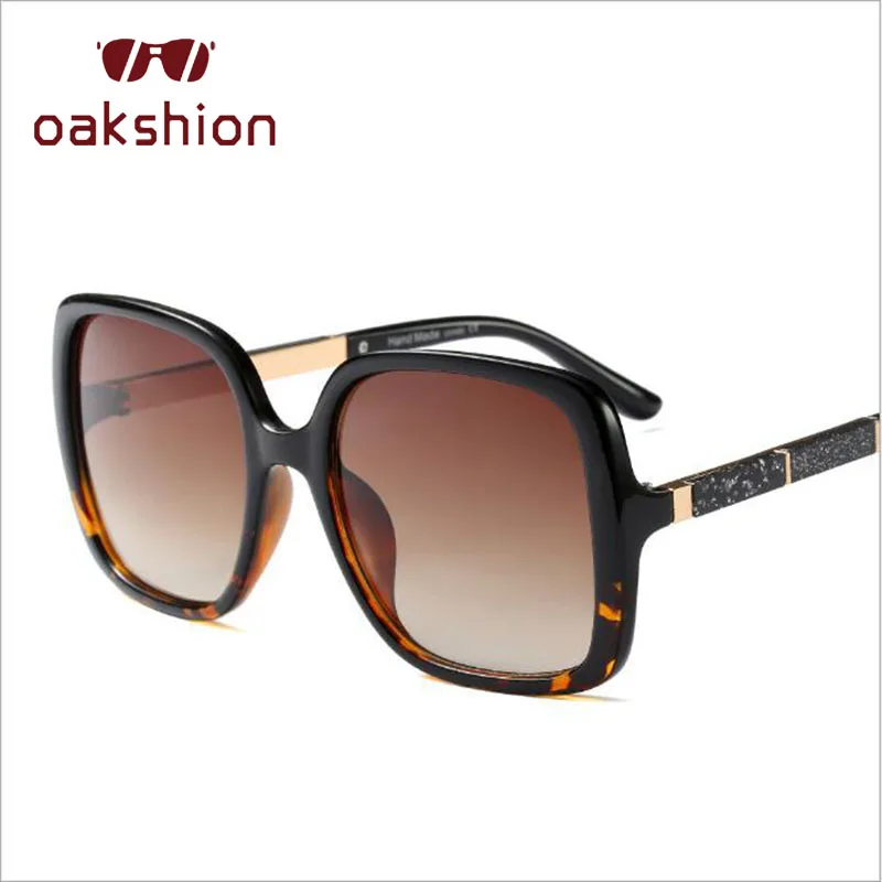 Бренд окшион дизайнерская женская огромная оправа круглые солнцезащитные очки