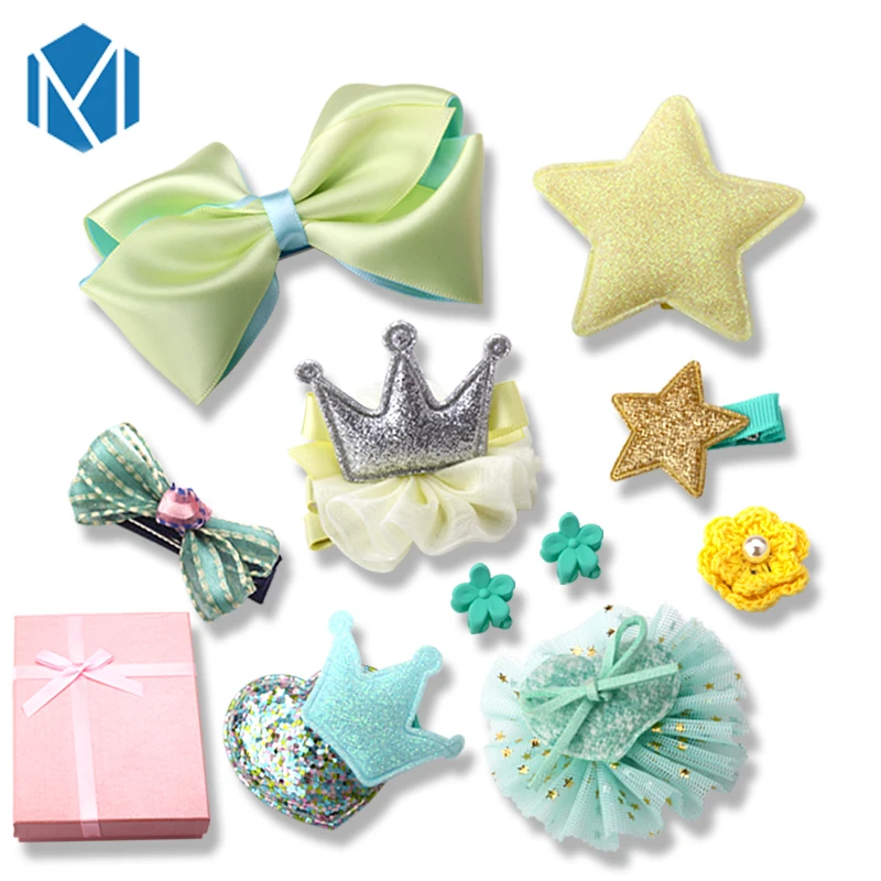М мизм новый милый 10 шт./компл. принцесса заколки для девочек Хаар Аксессуары